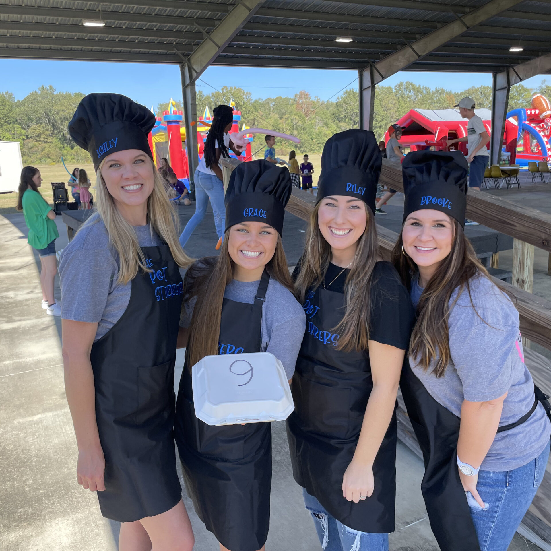A group of Trade employees at a Cookoff